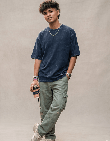 Vintage Oversized Acid Wash T-Shirt | Streetwear Tee (All Color Options) - SodaBoyYt